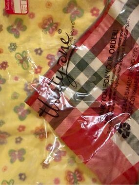 thirty-one  dog hankies one pink and one red plaid